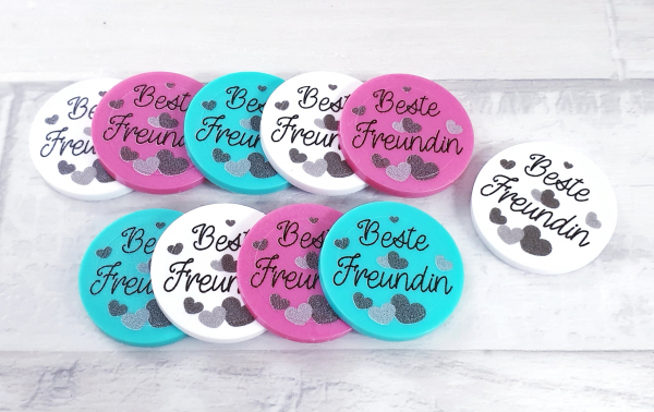 Einkaufswagenchip Beste Freundin